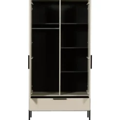 WOOOD Adam 2-deurs kast - Grenen - Dust - 200x100x53 cm
