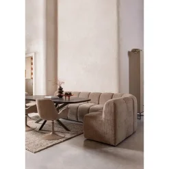 WOOOD Arros Eettafel Uitschuifbaar - Zwart - 75x180/220x90