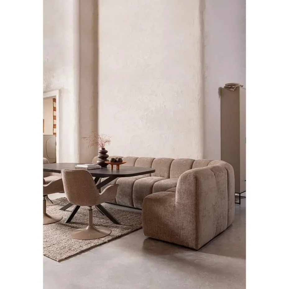 WOOOD Arros Eettafel Uitschuifbaar - Zwart - 75x180/220x90