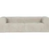 WOOOD Bean 3,5-Zits Bank - Ribstof - Naturel - 73x242x96