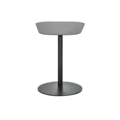 WOOOD Bijzettafel Lia - Metaal - Zwart - 50x50x38