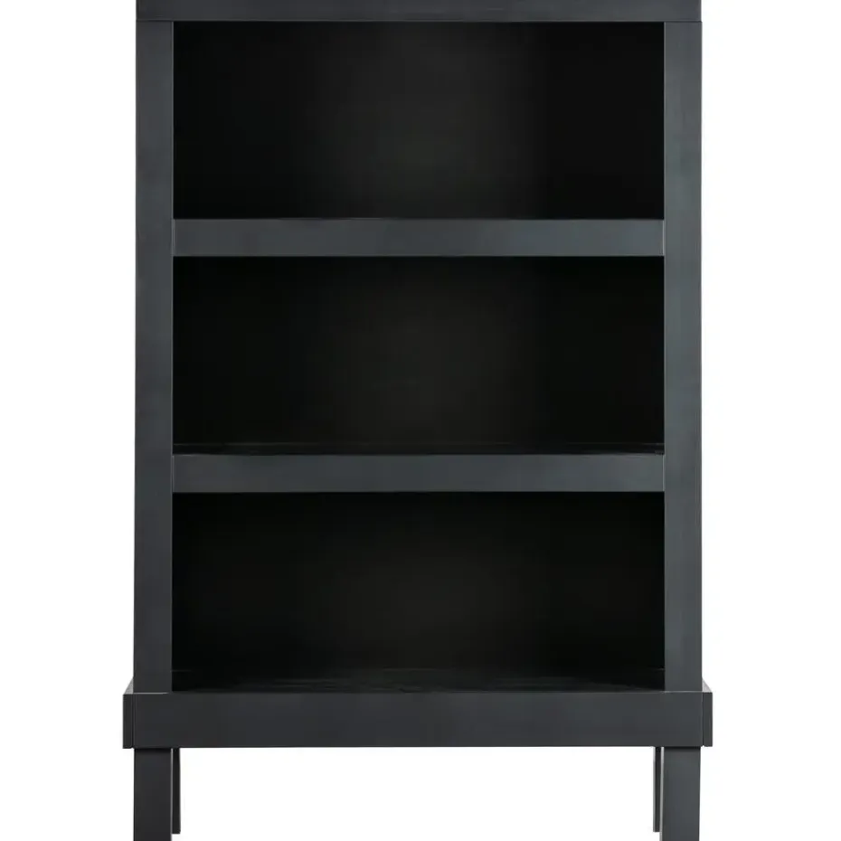 WOOOD Bonk Open Kast - Grenen - Zwart - 160x103x37