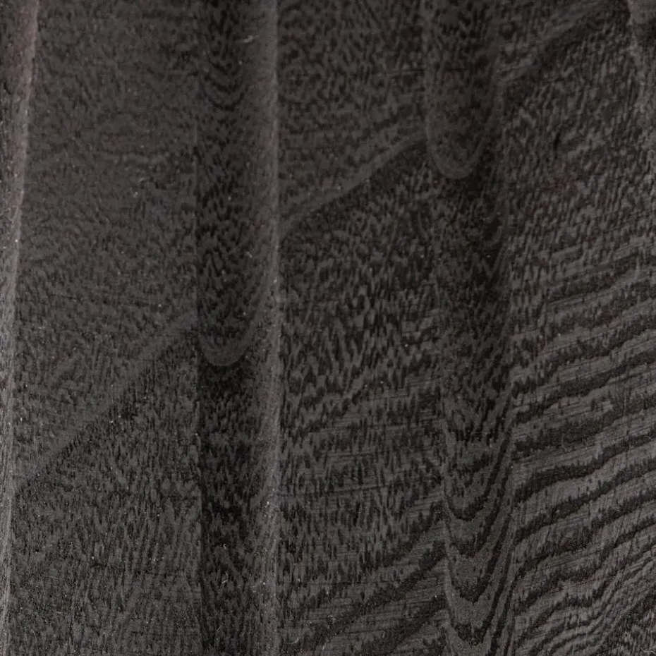WOOOD Borre Kruk - Hout - Zwart - 40x28x28