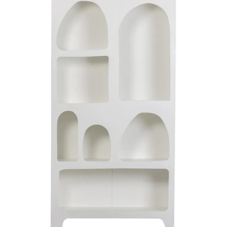 WOOOD Caz Vakkenkast - Plywood - Wit - 180x95x32