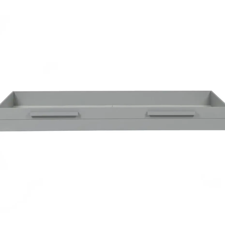WOOOD Dennis Bed Incl. Lade/Lattenrol - Betongrijs - 53x219x95