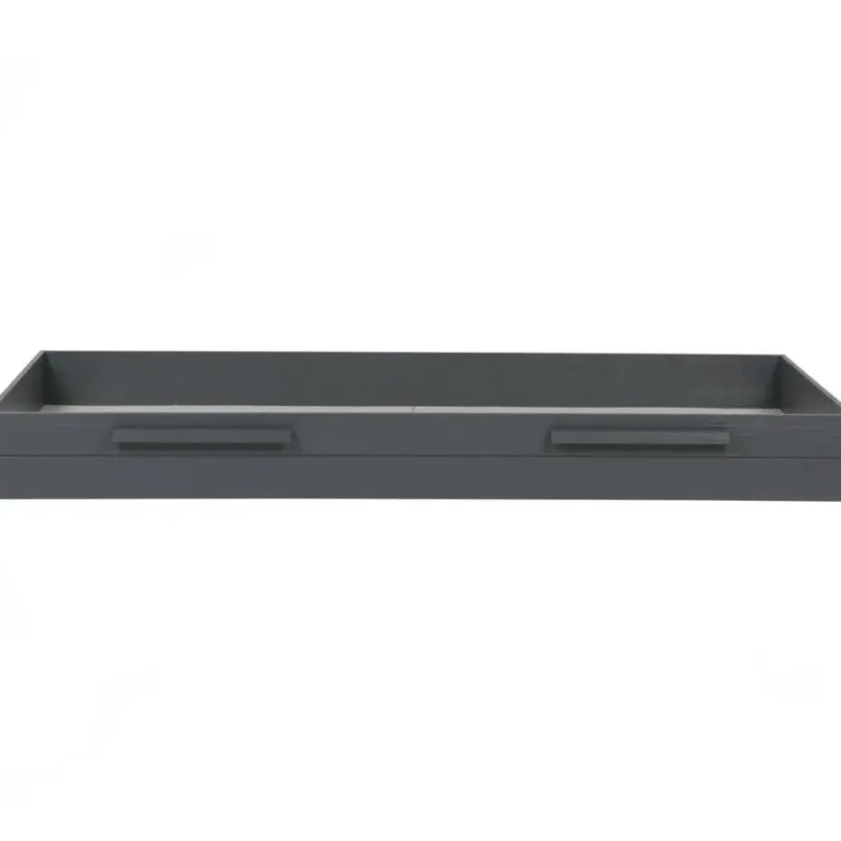 WOOOD Dennis Bed Incl.Bedlade/Lattenrol - Grenen - Staalgrijs -219x95