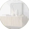 WOOOD Doutzen Spiegel - Metaal - Goud - 115x115x5