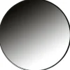 WOOOD Doutzen Spiegel - Metaal - Zwart - 80x80x5