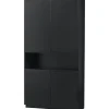 WOOOD Finca Opbergkast - Zwart - 210x110x40