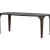 WOOOD Fiore Eettafel - Mango Hout - Walnoot - 76x190x95