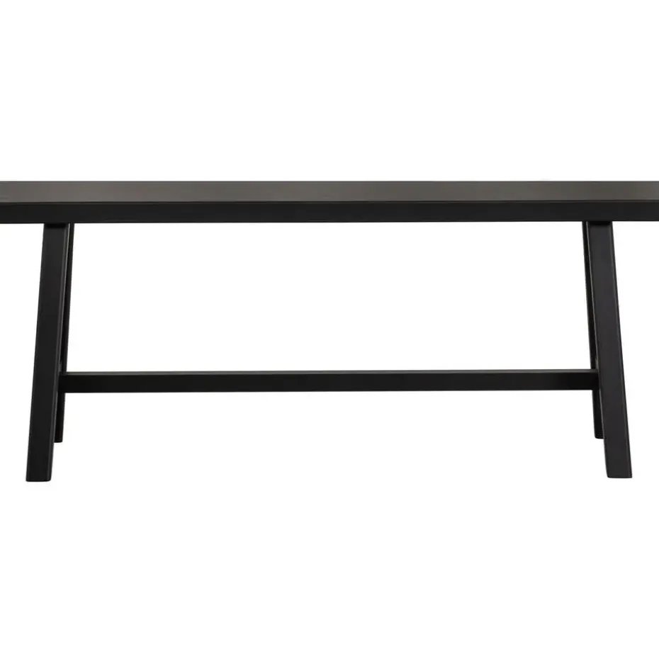 WOOOD Imme Bankje - Grenen - Zwart - 45x110x35