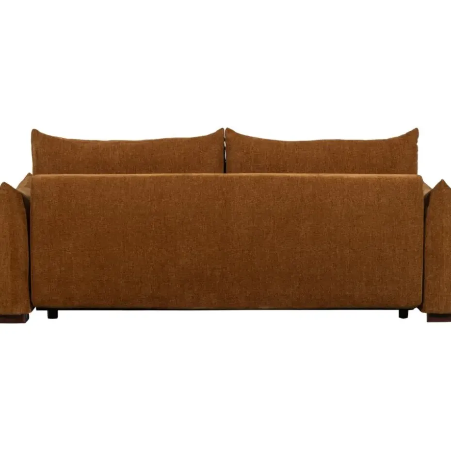 WOOOD Jonne 3-Zits Slaapbank - Chennile - Bruin - 92x233x105