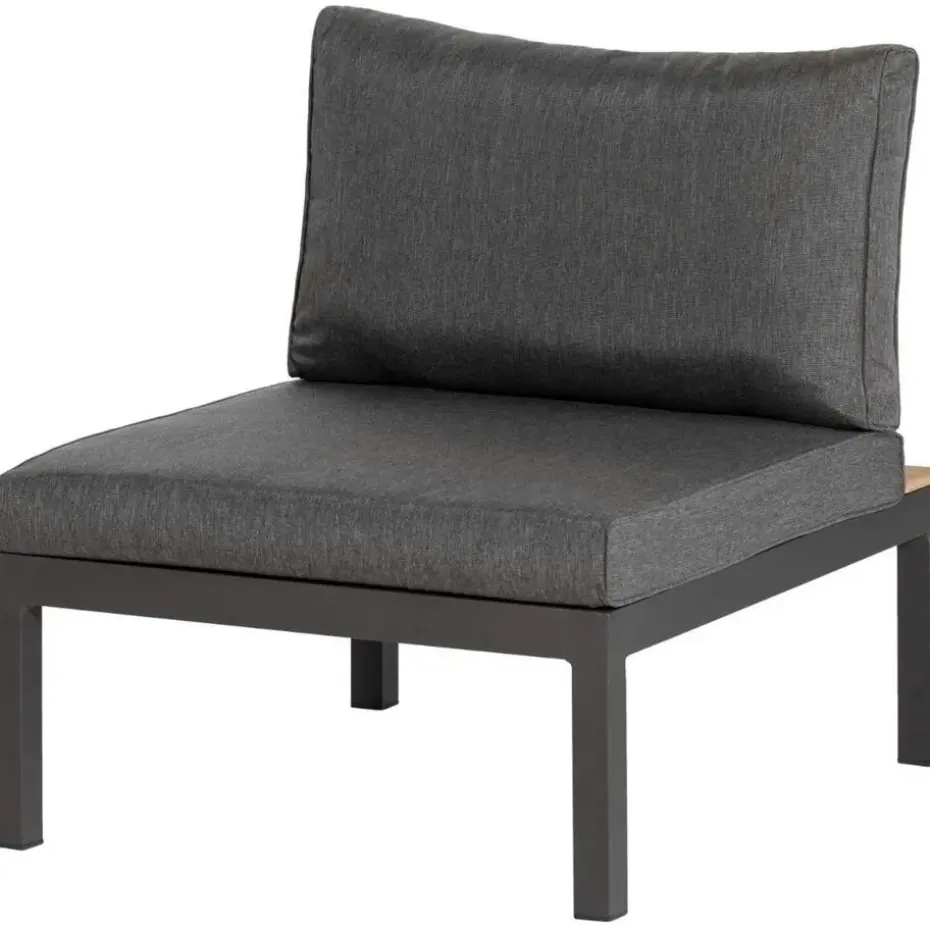 WOOOD La Vida Tussenelement Tuin Loungeset - Teak - Antraciet