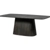 WOOOD Leah Eettafel - MDF - Donkerbruin - 76x200x105