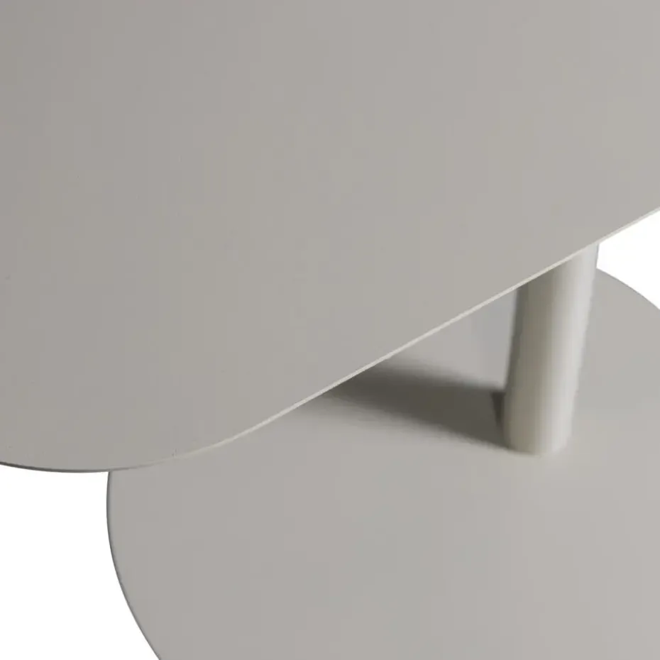 WOOOD Lia Bijzettafel - Metaal - Dust - 50x50x38