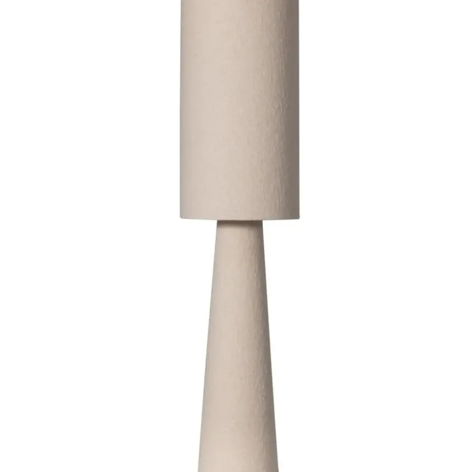 WOOOD Loft Tafellamp - Metaal/Bouclé - Naturel - 90xØ22 cm