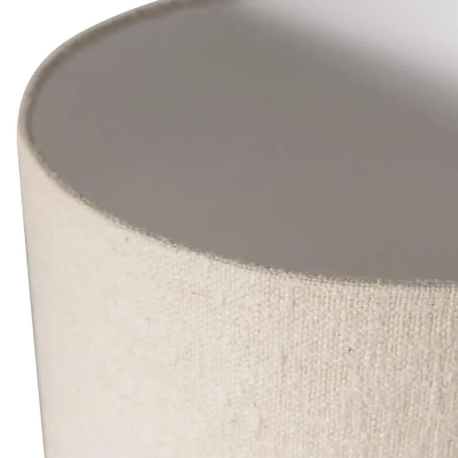 WOOOD Loft Tafellamp - Metaal/Bouclé - Naturel - 90xØ22 cm