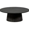 WOOOD Maan Salontafel - MDF - Donkerbruin - 35x100x100