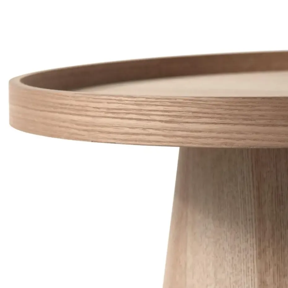 WOOOD Maud Bijzettafel - Hout - Naturel - 50x45x45