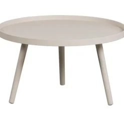 WOOOD Mesa Bijzettafel L - Hout - Antique Beige - 34x60x60