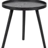 WOOOD Mesa Bijzettafel M - Hout - Zwart - 45x45x45