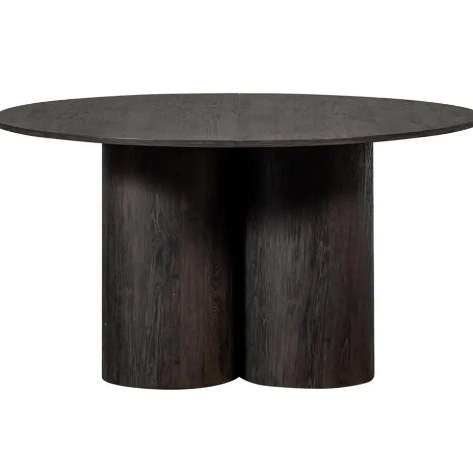WOOOD Oona Eettafel - MDF - Donkerbruin - 75x140x140
