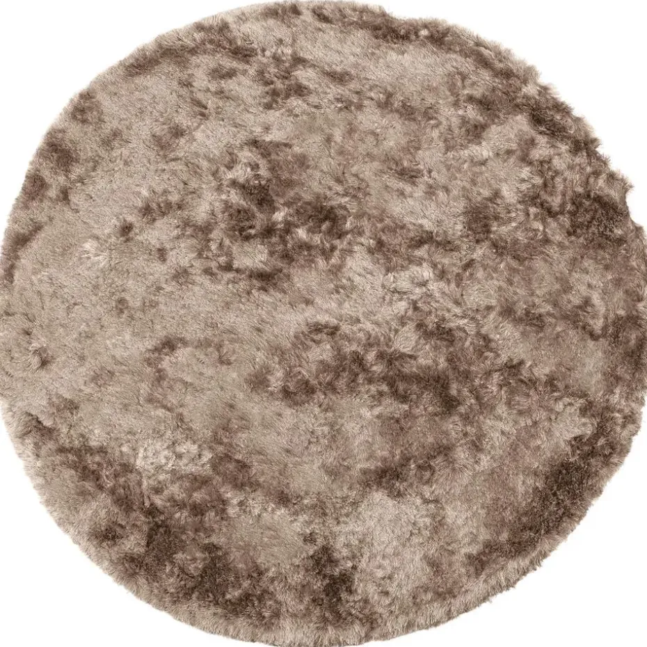 WOOOD Praline Vloerkleed - Nougat - 1x200x200