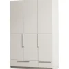 WOOOD Pure 3-deurs Hang/Legkast Splitdeur - Grenen - Dust - 215x142x60