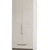 WOOOD Pure 2-deurs Hang/Legkast Splitdeur - Grenen - Dust - 215x95x60