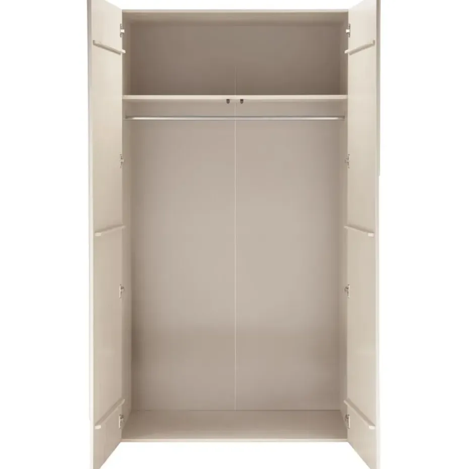 WOOOD Rain 2-deurs kledingkast - Grenen - Dust - 200x110x57