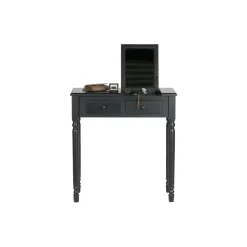 WOOOD Romy Hal/kaptafel - Hout - Zwart - 78x75x38