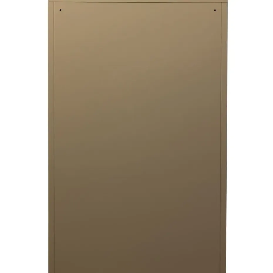 WOOOD Sabine 3-Vaks Schoenenkast - Metaal - Zand - 103x66x16