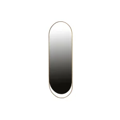 WOOOD Sanou Passpiegel Ovaal XL - Ijzer - Antique Brass - 168x60x1