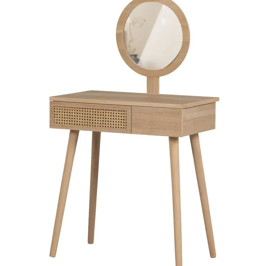 WOOOD Soof Hal/Kaptafel - MDF/Grenen - Naturel - 125x70x40