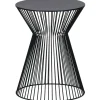WOOOD Suus Bijzettafel - Metaal - Zwart - 46x Ø35