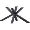 WOOOD Tablo Kruispoot - Metaal - Zwart - 72x159x77