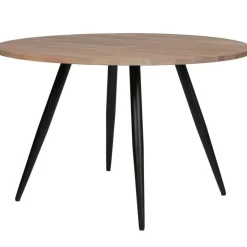 WOOOD Tablo Rond Tafelblad Incl. 2-Standen Poot Conisch - 74,4x120x120