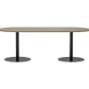 WOOOD Tablo Ronde Poot - Metaal - Zwart - 73x64x64