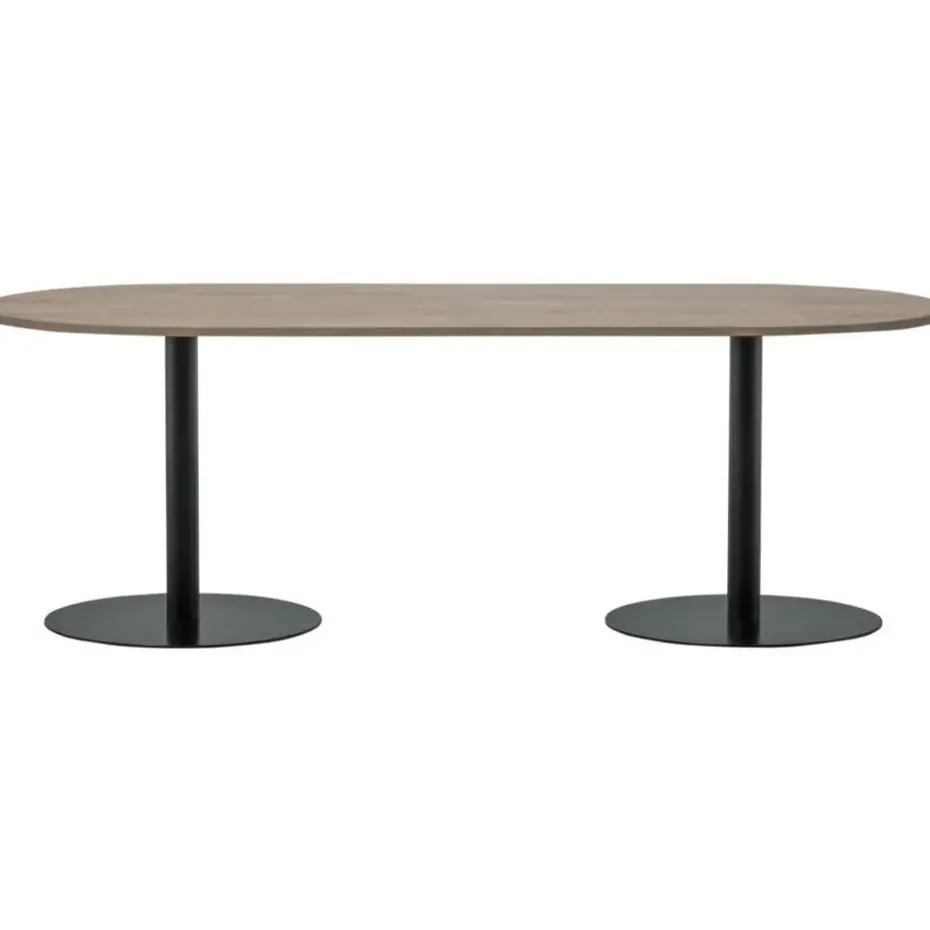 WOOOD Tablo Ronde Poot - Metaal - Zwart - 73x64x64