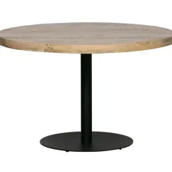 WOOOD Tablo Ronde Poot - Metaal - Zwart - 73x64x64