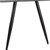 WOOOD Tablo 2-Standen Poot Conisch 1 Stuks - Metaal - Zwart - 72x79x10