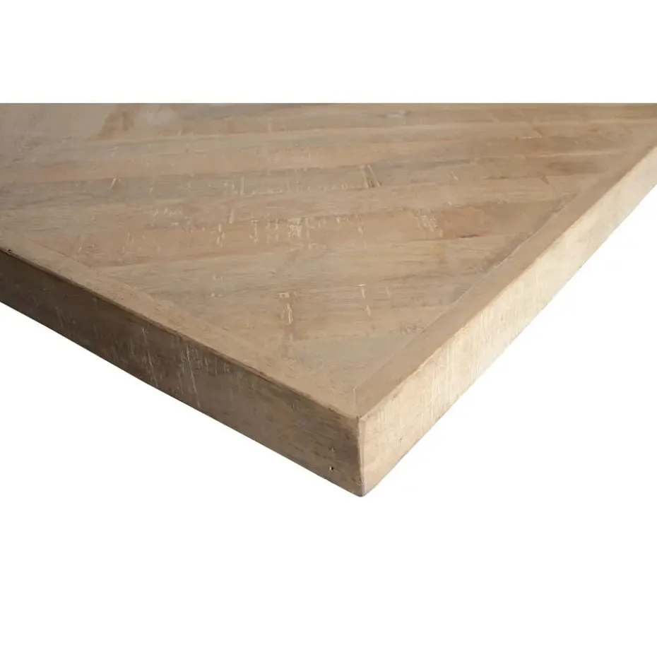 WOOOD Tablo Tafel Visgraat met U-poot - Mango - 78x180x90