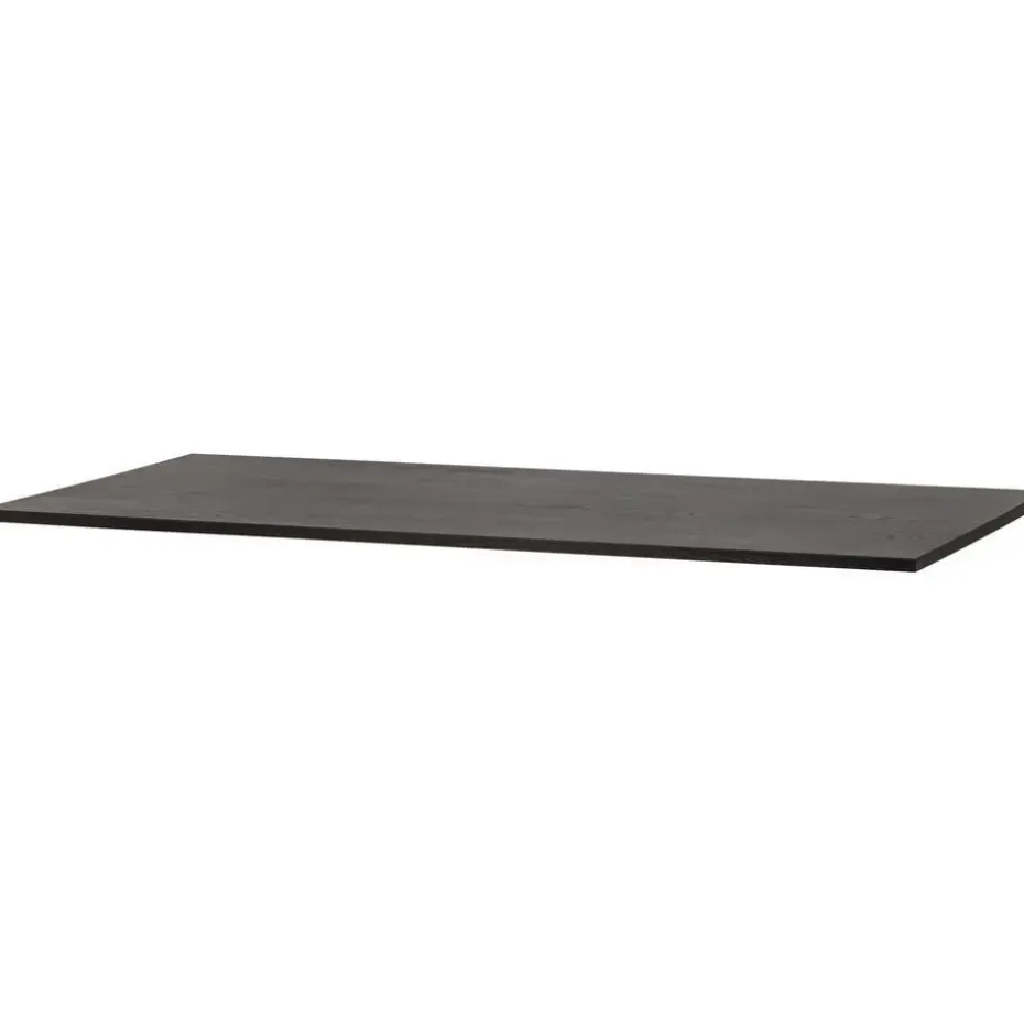 WOOOD Tablo Tafelblad - Eiken - Blacknight - 3x200x90