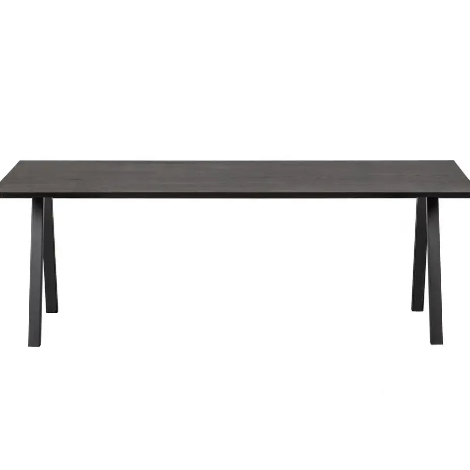 WOOOD Tablo Tafelblad - Eiken - Blacknight - 3x200x90