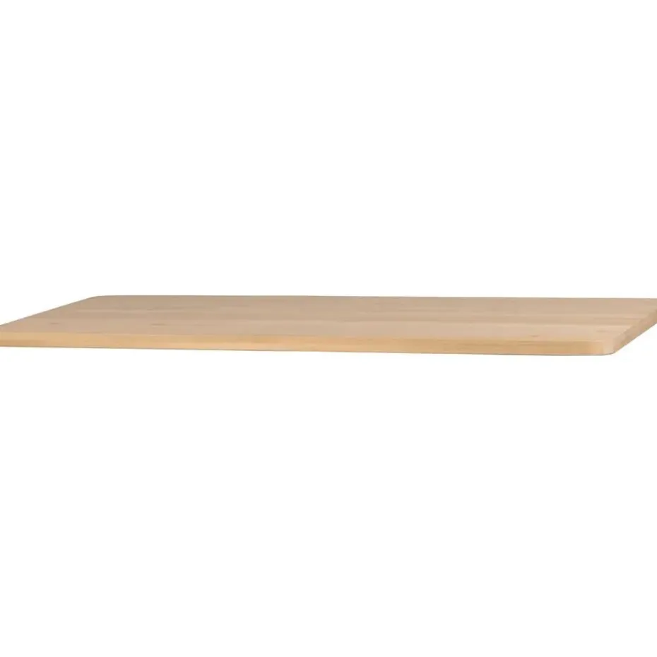 WOOOD Tablo Tafelblad Curved - Eiken - Naturel - 5x199x88