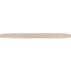 WOOOD Tablo Tafelblad Ovaal - Eiken - Onbehandeld - 2,4x220x90