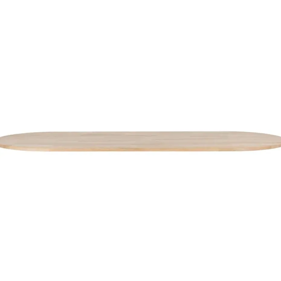 WOOOD Tablo Tafelblad Ovaal - Eiken - Onbehandeld - 2,4x220x90