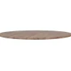 WOOOD Tablo Tafelblad Rond - Eiken - Grijze Olie - 2,4x120x120