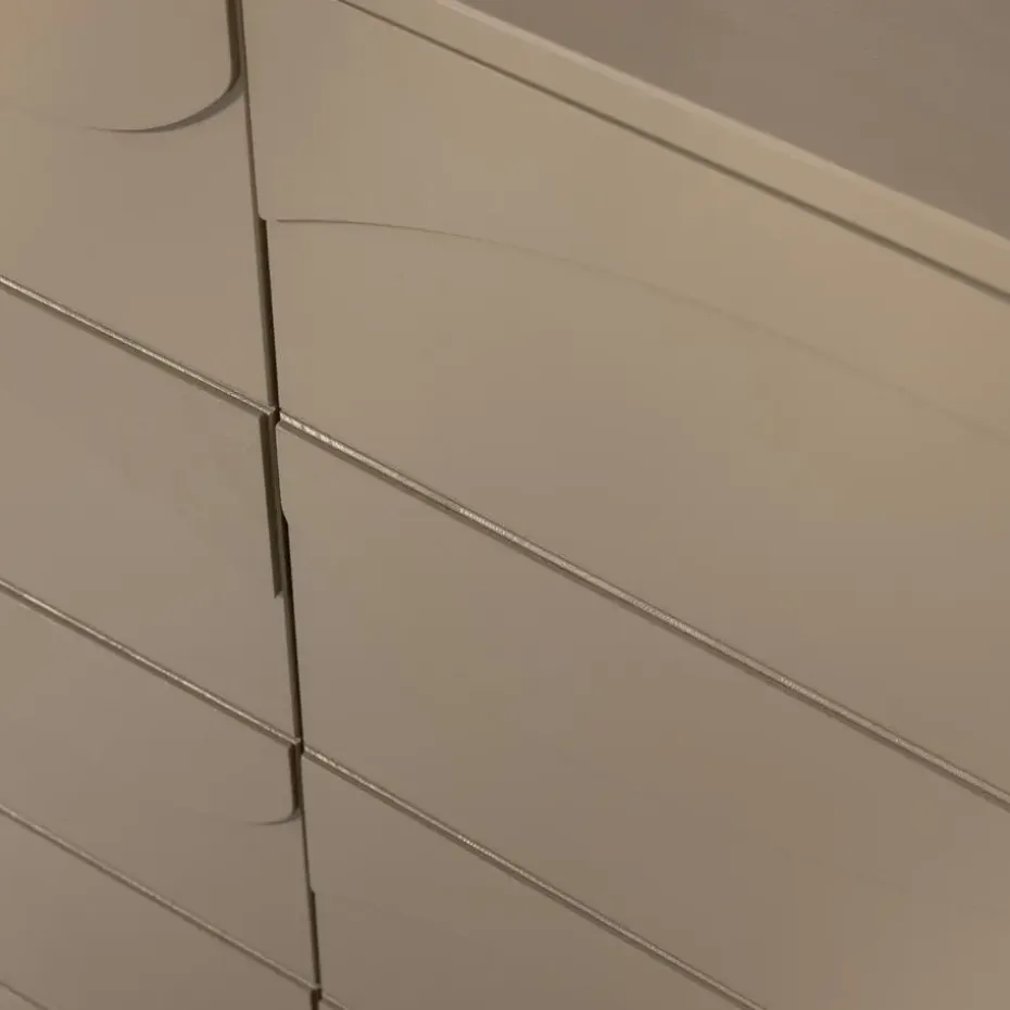 WOOOD Teo Kast - Grenenhout - Mud - 116x72x35