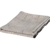 WOOOD Unique Plaid - Viscose/Linnen - Zwart/Off White - 53x49x48